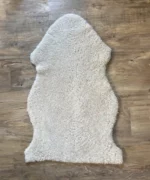 Dekorations und Sitz Fell lockig stylisch charcoal, moonlight, espresso – Bild 2