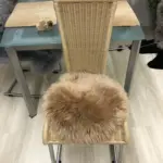 Sitzauflage Merino kuschlig rund Ø 40 cm australisch