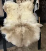 Dekorations und Sitz Fell einzigartig geflammt (organisch) – Bild 3