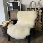 Sitz Felle Merino geschoren preiswert naturweiss, naturbraun, golden – Bild 4