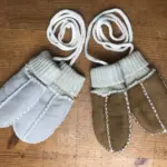 Babyhandschuhe mit Strickbündchen