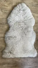 Dekorations und Sitz Fell Merino ansprechend platingrau