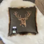 Waschbär Kissen mit Lodenstoff exklusiv – Bild 2