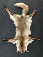 Rotfuchsfell mit Klauen und Schweif - natürlich schön