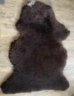 MEGA Fell - Merino Mix Bock mit weissem Fleck