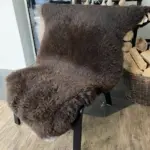 MEGA Fell - Merino Mix Bock mit weissem Fleck – Bild 3