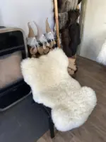 MEGA Fell - Merino Mix weiß natürlich – Bild 3