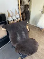 MEGA Fell - Merino Bockfell grau silberrücken – Bild 3