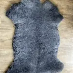 MEGA Fell - Merino Bockfell grau geschoren uni